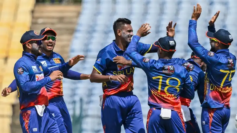 ICC Men's Cricket World Cup 2023 match between Sri Lanka and Afghanistan, at Maharashtra Cricket Association Stadium in Pune, Monday, Oct. 30, 2023.