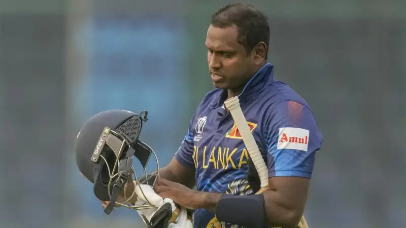 Angelo Mathews Makes History | Timed Out at CWC23